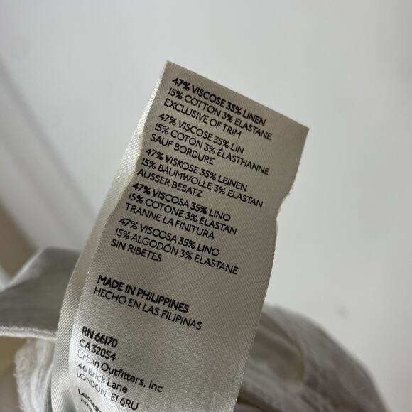 Maeve Anthropologie The Naomi Wide-Leg Flare Pants White Women's Plus 22W NWT - Picture 10 of 10